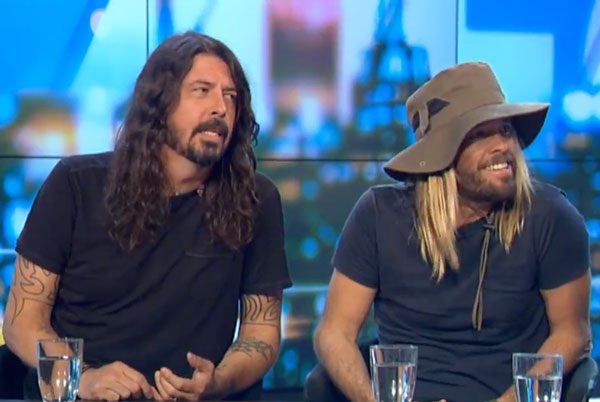 Taylor Hawkins wears Kooringal hat on The Project